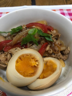 バカタレを使った豚丼-レシピのメイン写真