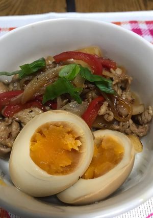 バカタレを使った豚丼-レシピのメイン写真