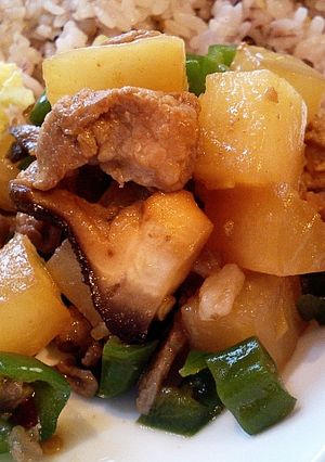 飴色だいこん肉炒め-レシピのメイン写真