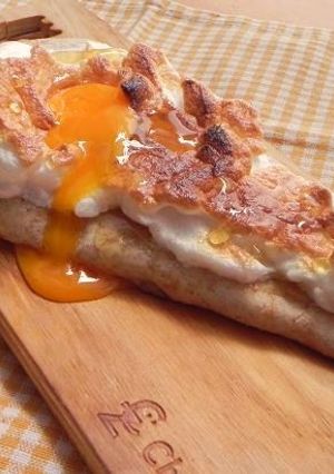 ふわふわメレンゲのはちみつスイーツナン-レシピのメイン写真