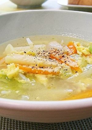 朝パンのお供に♪簡単野菜スープ-レシピのメイン写真