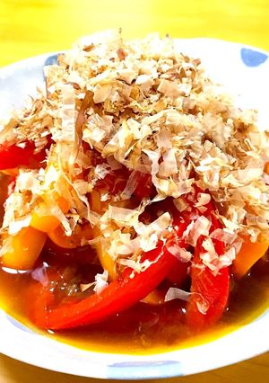 美肌になろう❤簡単♪パプリカの煮びたし-レシピのメイン写真