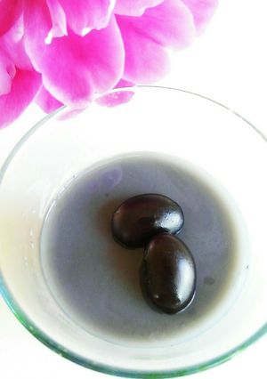 黒豆の煮汁プリン-レシピのメイン写真