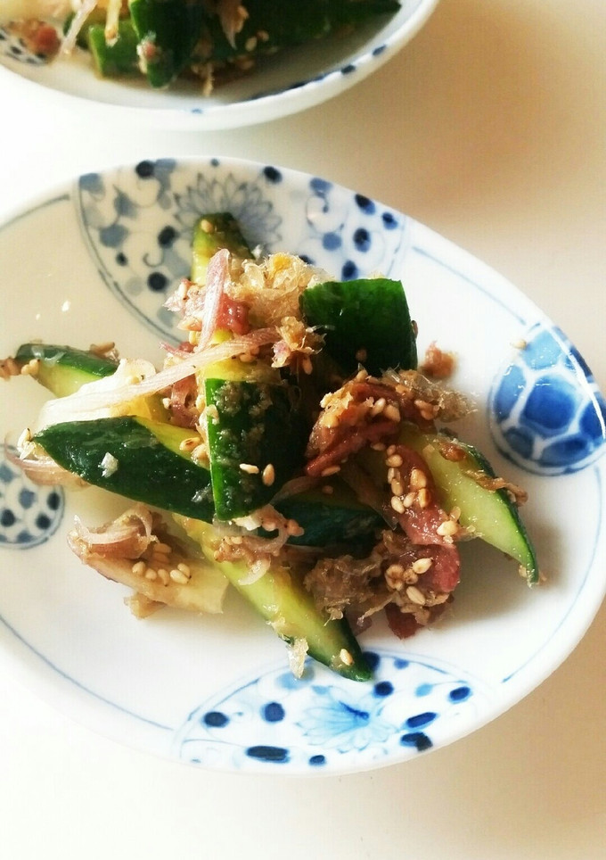 きゅうりとみょうがのさっぱり梅肉あえ-レシピのメイン写真
