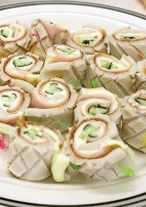 竹輪ロ−ル-レシピのメイン写真