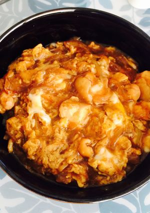 カレー味の親子丼-レシピのメイン写真