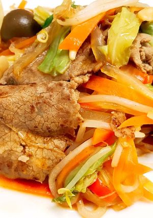 野菜たっぷり簡単プルコギ-レシピのメイン写真