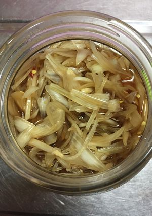 簡単！ピリ辛らっきょう三杯酢-レシピのメイン写真