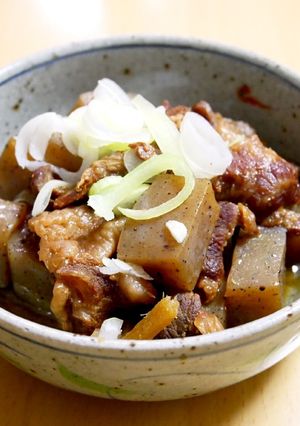 圧力鍋でトロトロ☆牛すじ味噌煮-レシピのメイン写真