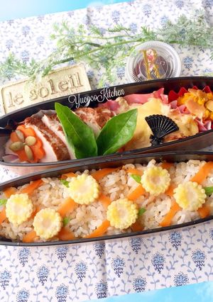 煮豚、豆腐グラタン弁当　６月弁当-レシピのメイン写真