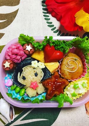 キャラ弁 ツムツムモアナ-レシピのメイン写真