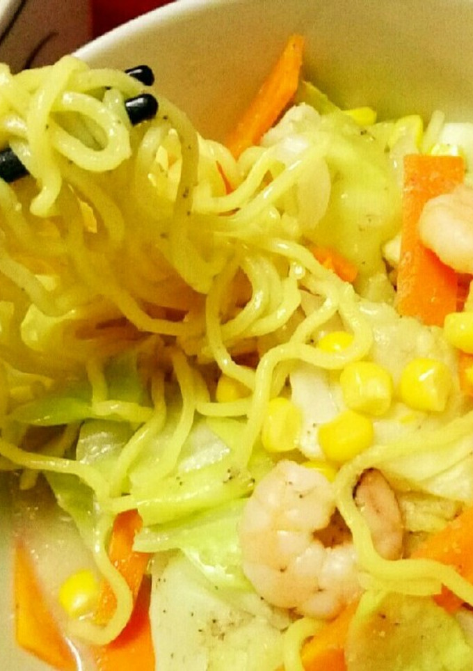 エビと野菜の長崎ちゃんぽんラーメン-レシピのメイン写真