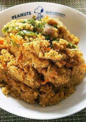 粉末ソースで簡単♪カレー味卯の花-レシピのメイン写真