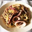 たっぷりイカとタコのパスタ♡