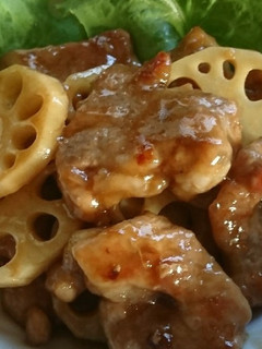 豚肉とレンコンの簡単こっくり炒め-レシピのメイン写真