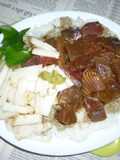 まぐろのヅケ山かけ風カフェ丼-レシピのメイン写真