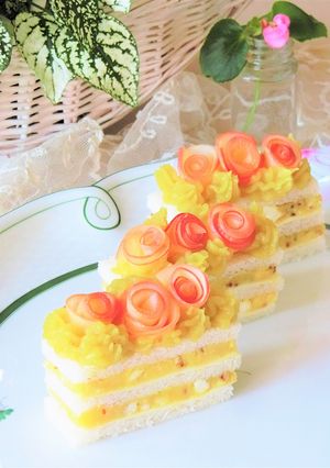 サツマイモと林檎のサンドイッチ-レシピのメイン写真