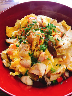 簡単♪鶏のササミde親子丼♡-レシピのメイン写真