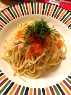 とびっことササミの和風パスタ-レシピのメイン写真