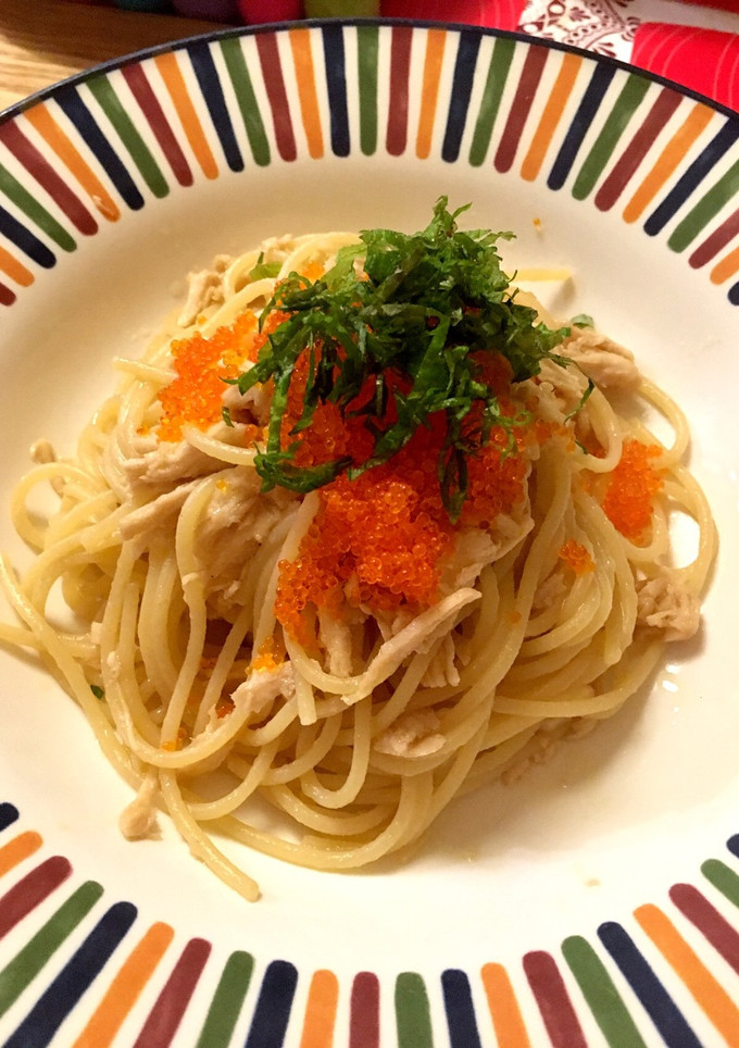 とびっことササミの和風パスタ-レシピのメイン写真