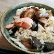 鮭とキノコの混ぜ込みご飯