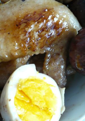 手羽先と栗の　黒酢×はちみつさっぱり煮-レシピのメイン写真