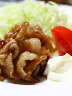 薄切り豚ロースで生姜焼き-レシピのメイン写真
