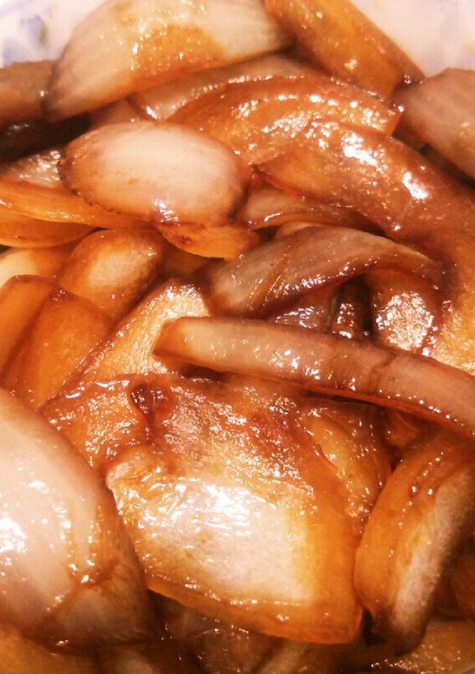 玉ねぎの焦がし醤油炒め-レシピのメイン写真