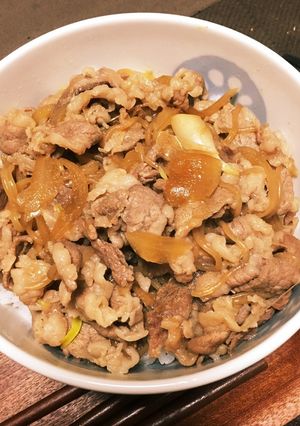 牛丼-レシピのメイン写真