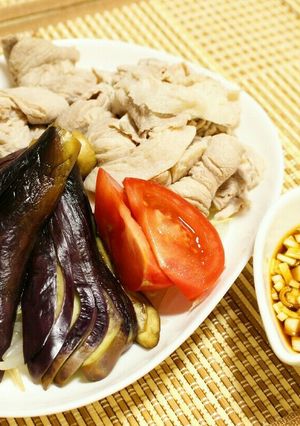美味しい♪ナスと豚肉の中華ダレ♪-レシピのメイン写真