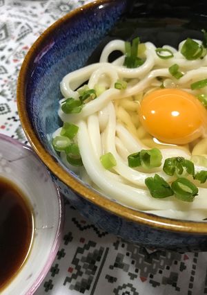 職人直伝だし醤油をアレンジした釜玉うどん-レシピのメイン写真