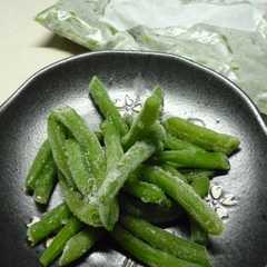 รูปของ ❝いんげん豆❞冷凍しちゃった♥