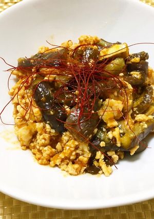 油不要★レンジで簡単ダイエット麻婆茄子★-レシピのメイン写真