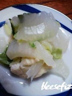 白菜とおあげの煮びたし-レシピのメイン写真