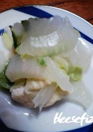 白菜とおあげの煮びたし-レシピのメイン写真