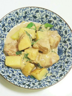 じゃがいもと豚肉の豆乳煮込み-レシピのメイン写真