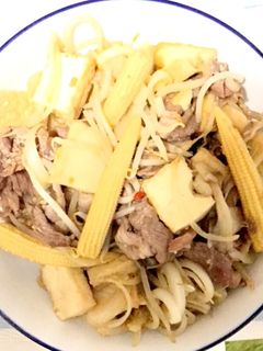 ラム肉と野菜のピリ辛味噌炒め-レシピのメイン写真