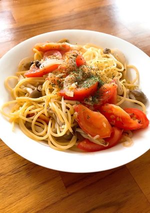 トマトとツナのパスタ-レシピのメイン写真