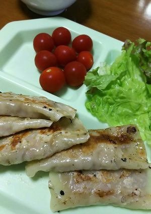 らくで安くて旨い*キノコの棒餃子-レシピのメイン写真