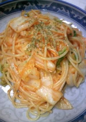 シンプル♪キムチパスタ-レシピのメイン写真