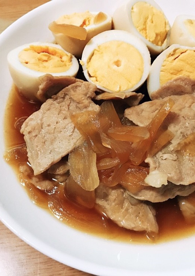 豚肉とゆでたまごの煮物-レシピのメイン写真