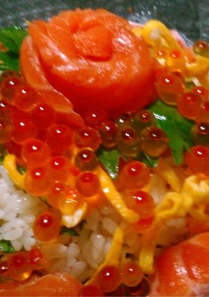 簡単♪サーモンとイクラの親子丼☆-レシピのメイン写真