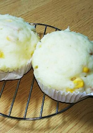 余ったヨーグルトで！混ぜるだけ蒸しパン♪-レシピのメイン写真