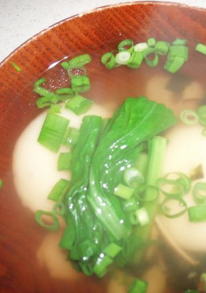 豆腐だんごのお吸い物-レシピのメイン写真