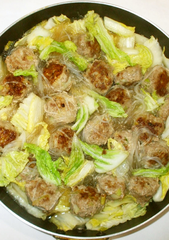 肉団子の中華風煮もの♪簡単-レシピのメイン写真