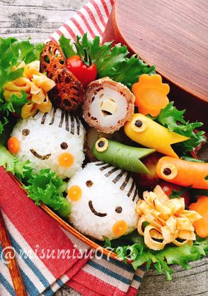 【キャラ弁】カラフル魚肉ソーセージのお魚-レシピのメイン写真