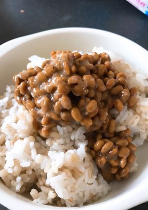 焼肉の塩ダレでうまうま納豆ごはん！-レシピのメイン写真