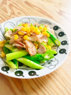 アスパラとベーコンの和風バター炒め-レシピのメイン写真