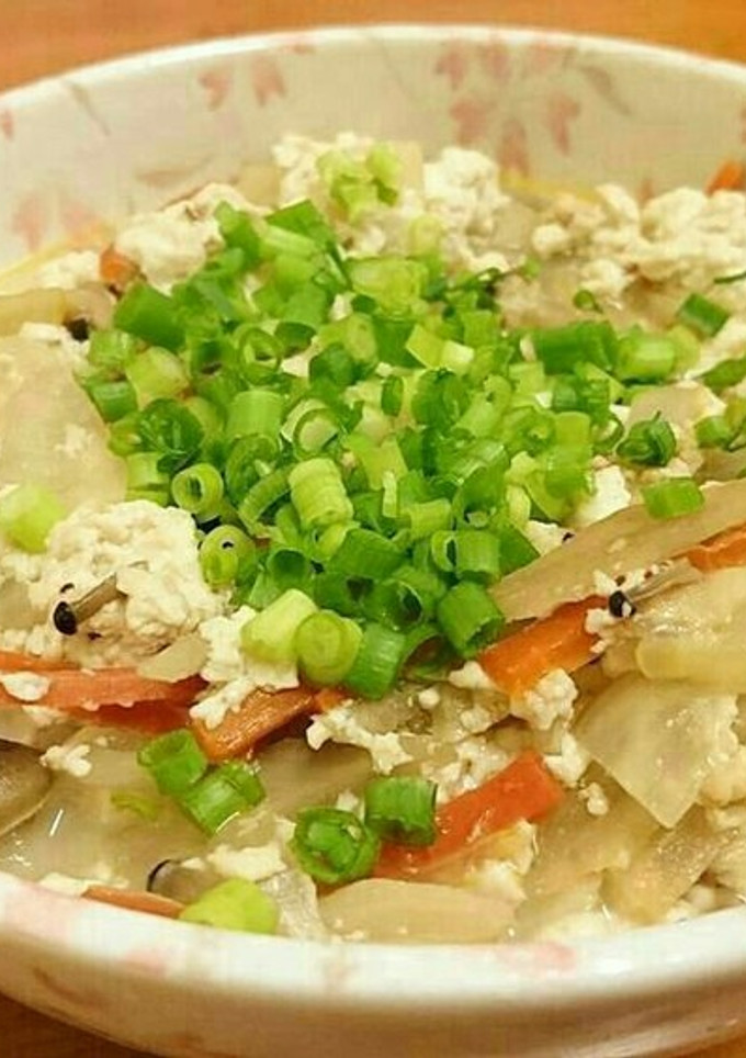 水切り不要、簡単炒り豆腐風♪-レシピのメイン写真