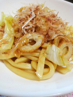 ちくわのあっさり和風焼きうどん-レシピのメイン写真